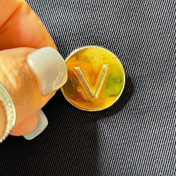 Vintage Valentino Unisex Blazer Jacket Gold Buttons Double Breast Size Large - Picture 8 of 15